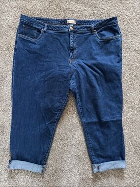 Kut from the Kloth Dark Blue Boyfriend Jeans